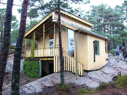 Naturbasemodul ved Rauli barnehage i Flekkefjord
